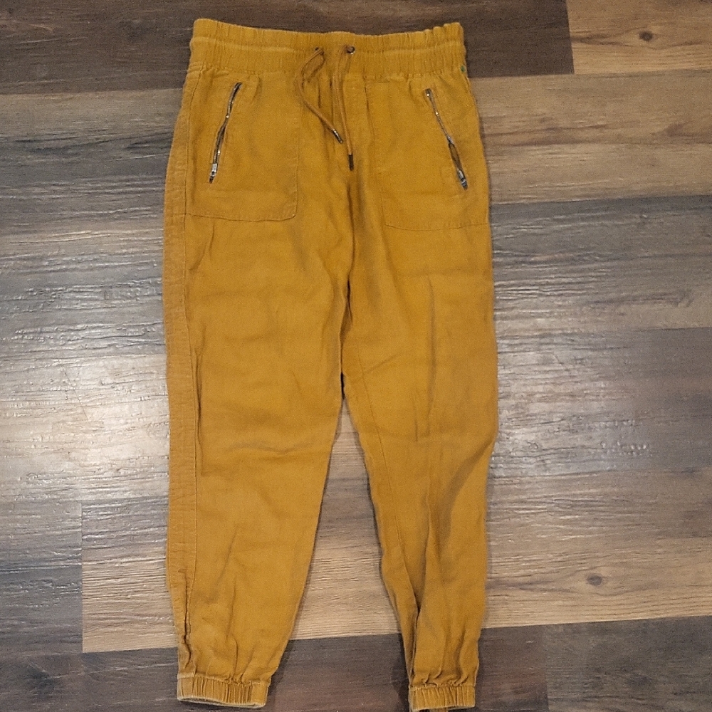 Athleta Mustard Jogger Pants